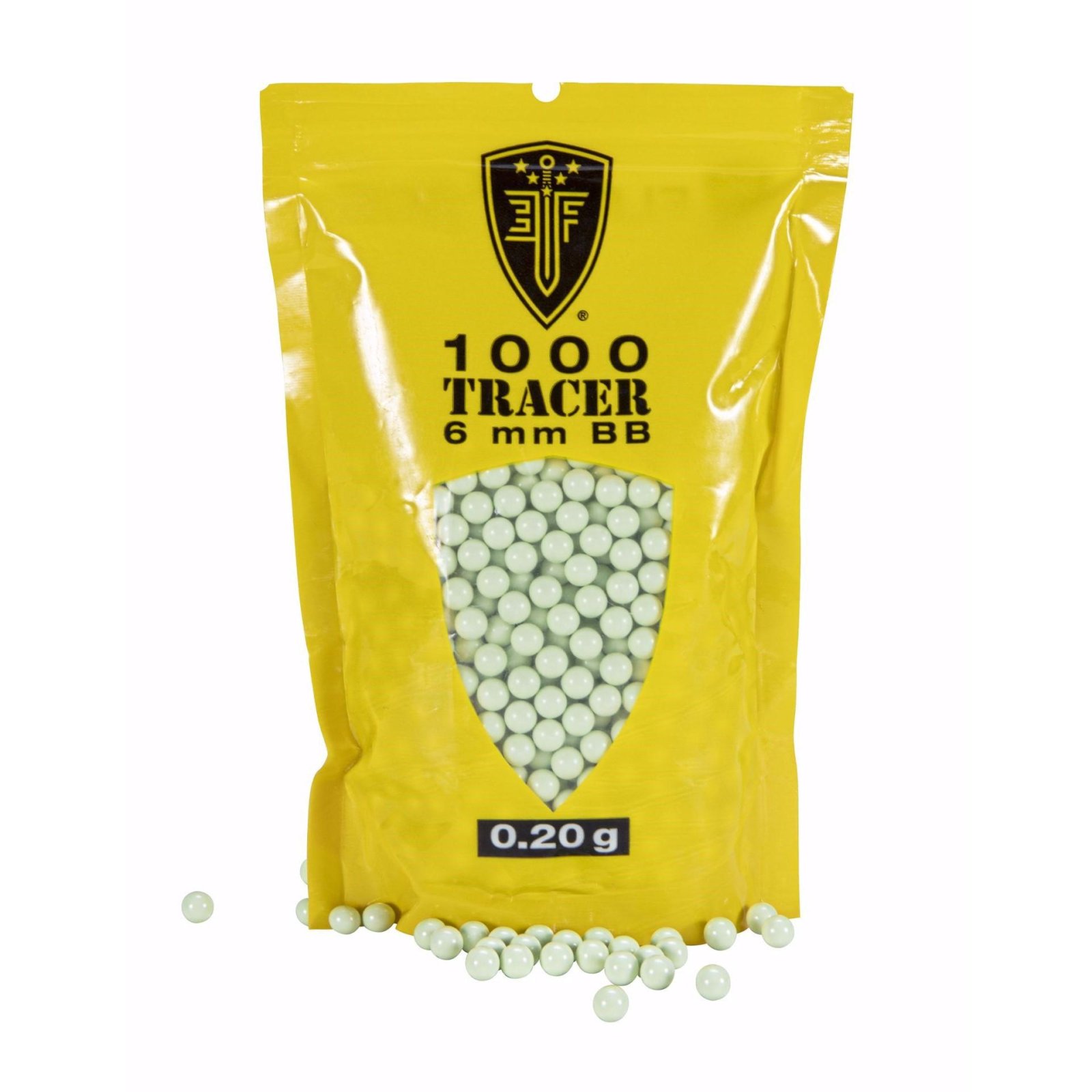 Umarex Elite Force Tracer 6mm BB's .20g Light Green 1000/ct - Umarex - 6mm