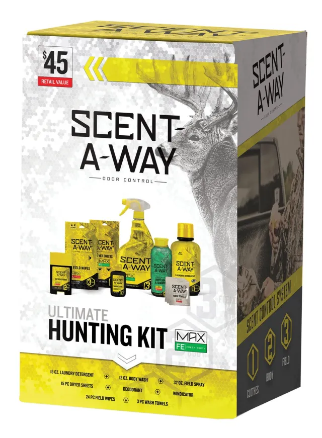 Scent-A-Way 100099 Ultimate Hunting Kit Odor Eliminator Odorless - Scent-A-Way