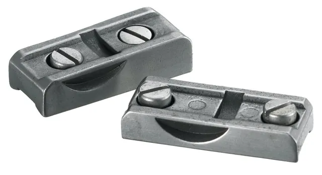 Ruger 90004 Black Steel Scope Base Set for No. 1 Varminter/No. 3 Rifles - Ruger