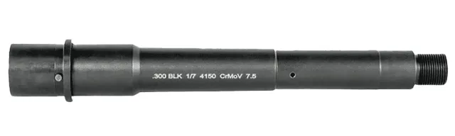 Lead & Steel Llc LS300-7.5 300 Blackout 7.50" Government Profile Features M4 Feed Ramps - L&S - 7.50"