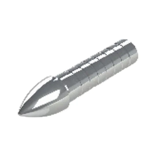 Gold Tip GLU2463512 Glue-In .246 35gr 12-Pack Stainless Steel - Gold Tip