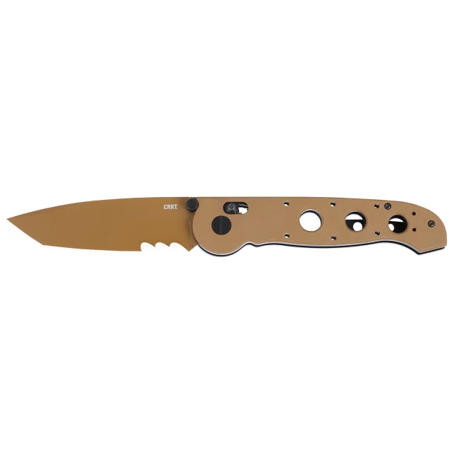 Buy CRKT M16-14XD 3.97" Tanto Part Serrated FDE TiNi Blade G10 Handle online