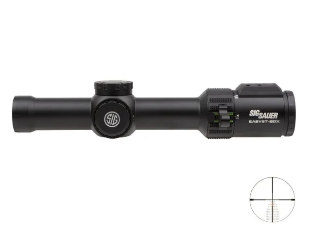 Sig SAUER Easy6-BDX 1-6x24mm BDX-R2 Reticle Riflescope (SOEBDX61101) - Sig Sauer - 24MM