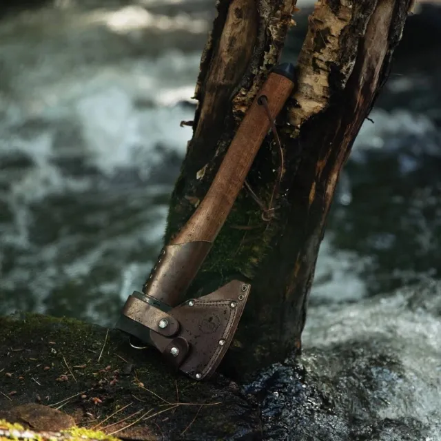 WOOX Leather Axe Sheath for AX1 BU.SHT002.01 - WOOX, LLC