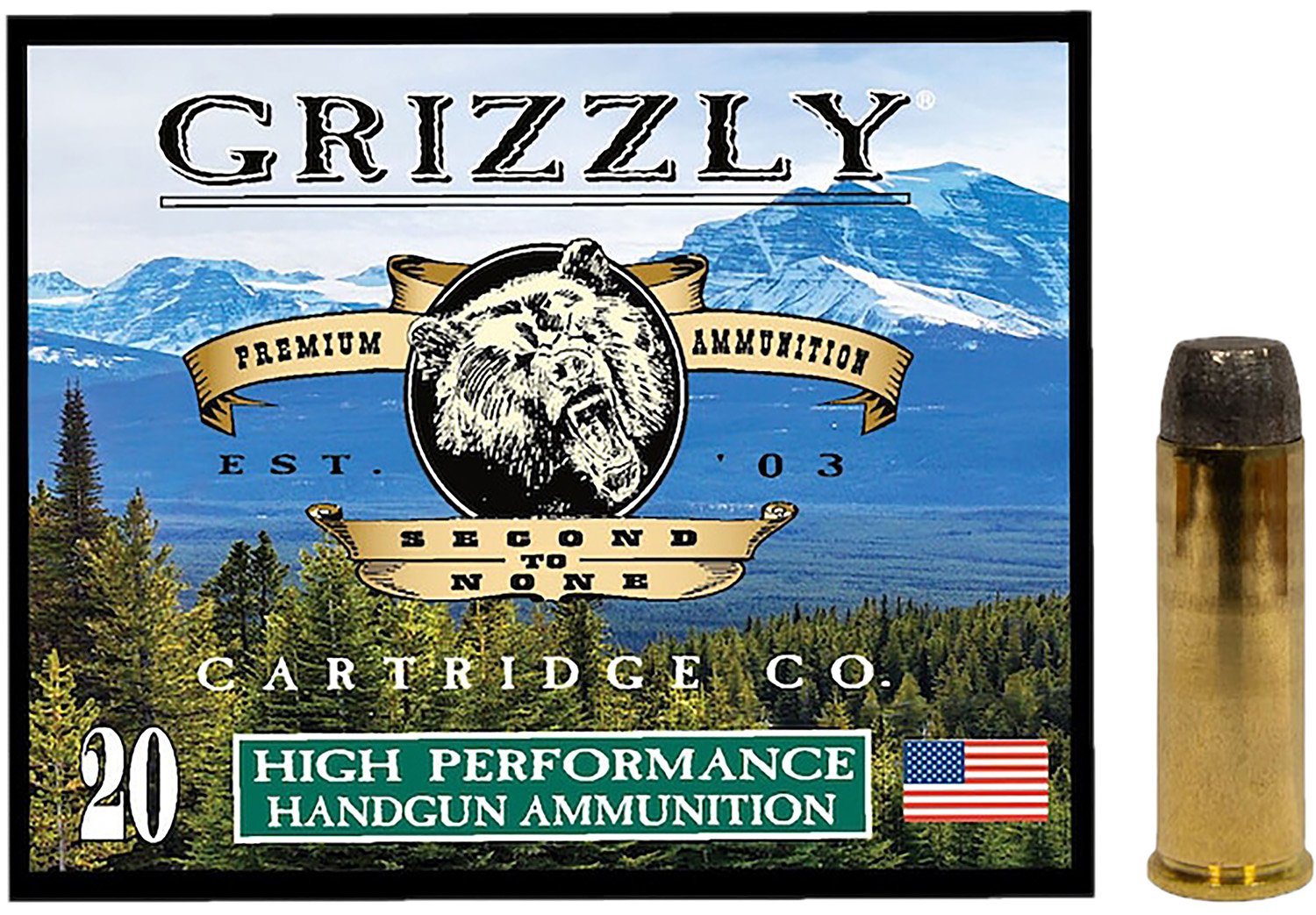 GRIZZLY GC41M4 41 Remington Mag 250gr WFN Gas Check 20/Box - GRIZZLY - 41 Rem Mag
