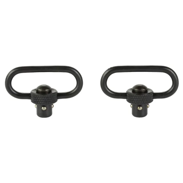 Allen 14516 Quick Detach Swivel Set 1.25" Push Button Black Steel - Allen Company - 1.25"