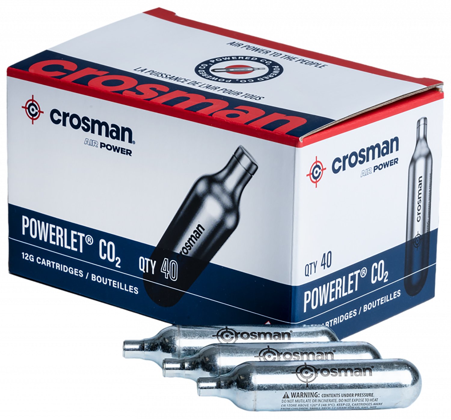 Crosman 23140 Powerlet CO2 12 Grams 40 Per Pkg - Crosman - 12 GRAM