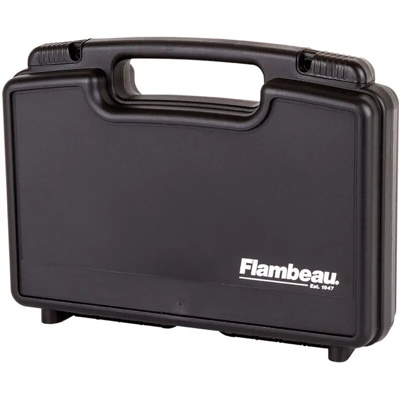 Flambeau 6450SC Safe Shot Pistol Pack Case Black Polymer 13.37"x7.25"x3" - FLAMBEAU