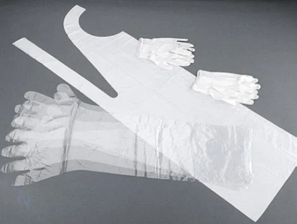 HME GCK Game Cleaning Kit Gloves Apron Plastic Bag 5-Piece