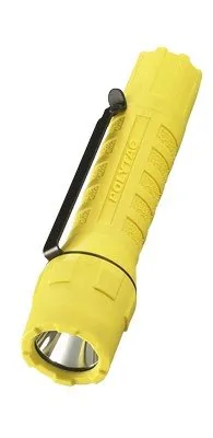 Streamlight 88853 PolyTac Flashlight Yellow 600 Lumen 2 CR123A Batteries - Streamlight