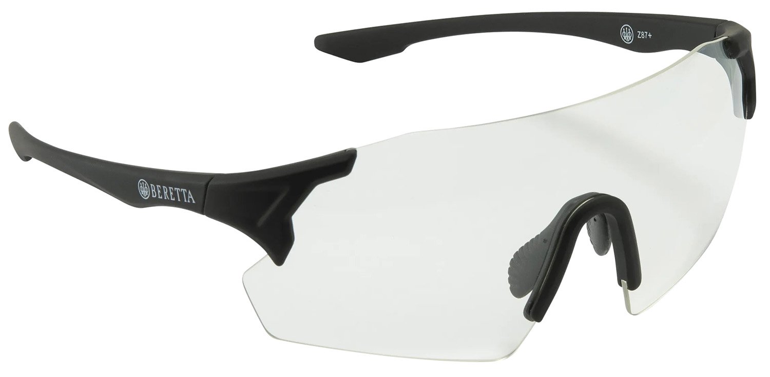 Beretta Challenge EVO Glasses Clear Lens Black Frame OC061A2854014HUNI - Beretta