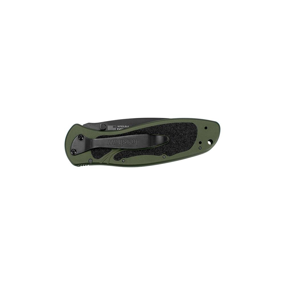Kershaw 1670OLBLK Blur Olive/Black Knife Stainless Steel Blade - Kershaw