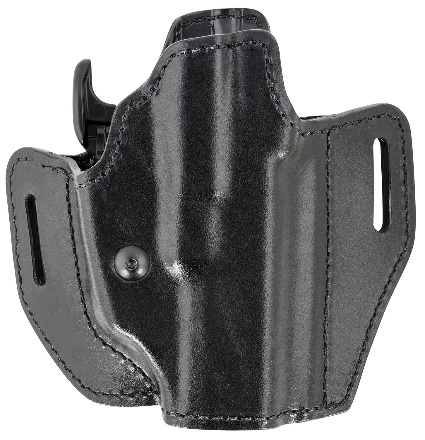 Buy Bianchi 58351 Allusion Assent Pro-Fit OWB Size 13 Black Leather Belt Slide for Springfield XDS/Ruger American Pistol/Glock 17/22 Up to 1.50" Wide Right Hand online
