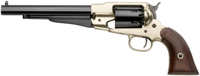 Pietta PF58BR448 1858 Army 44 Cal 8" 6rd Brass Frame Blued & Octagon Ba... - PIETTA - 44 CAL