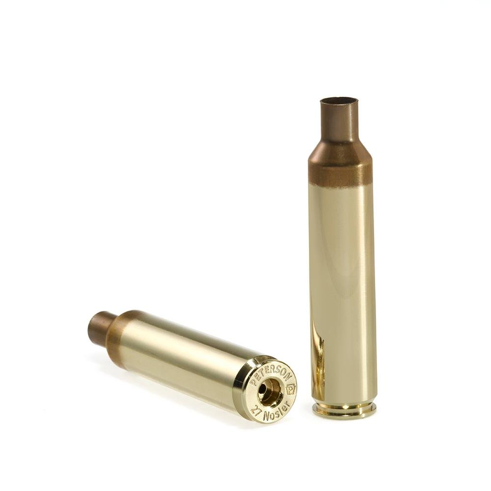 Peterson Cartridge Unprimed Rifle Brass 27 Nosler 50/ct - Peterson Cartridge - 27 Nosler