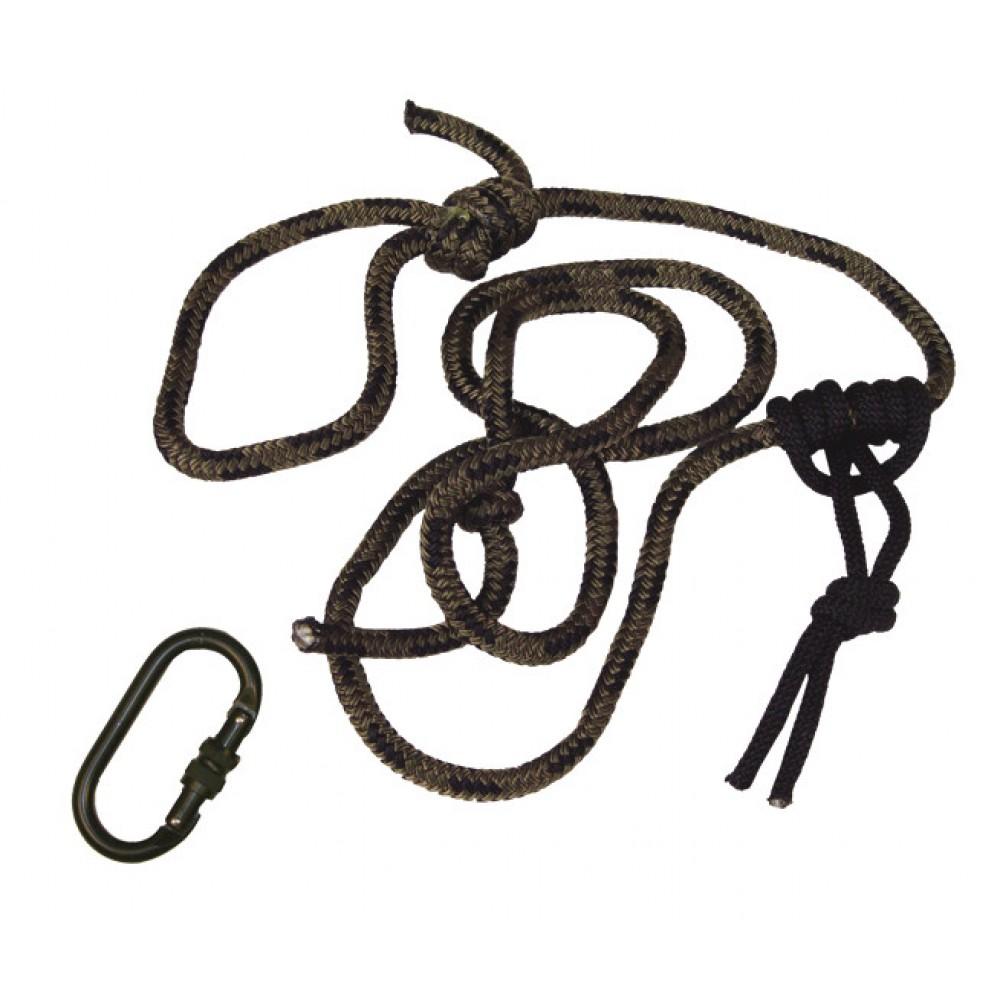 Summit SU83100 Linesman's Rope 8ft with Prussic Knot & Carabiner Clip - Summit Tree Stands