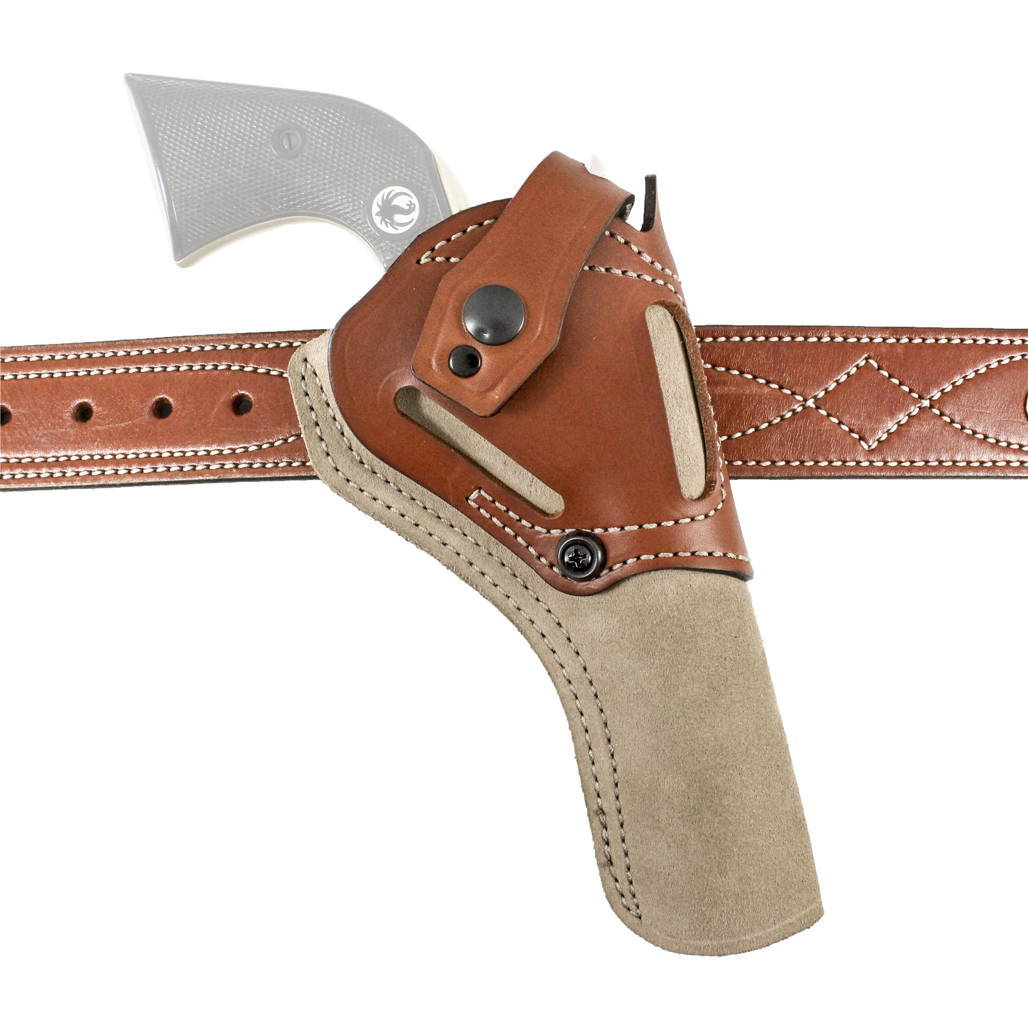 Buy DeSantis 189NJ9QZ0 Wild Hog Leather Holster Ruger Wrangler Heritage Rider online