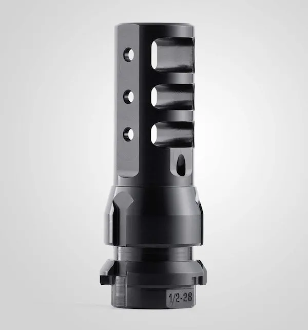 Dead Air DA103 KeyMount Muzzle Brake .338 Black 3/4x24 - Dead Air