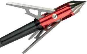 Rage 60100 Broadhead 3-Blade 100gr Chisel Tip 1.6" Cut 3-Pack - Rage