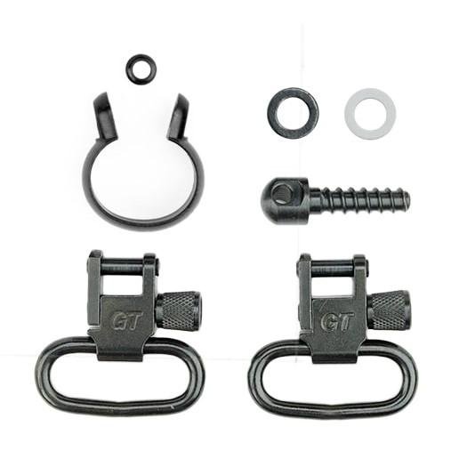 GrovTec US Barrel Band Swivel Set - .430-.445in Black - Grovtec