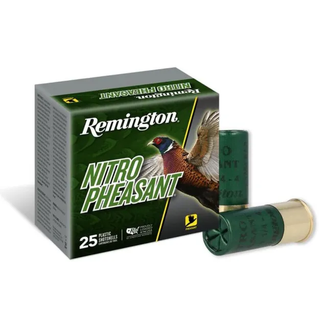 Remington Nitro Pheasant Upland 12 Gauge 2.75" 1 3/8 oz 5 Shot 25 Box