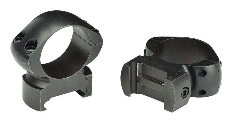 Weaver Grand Slam Steel Top Mount Rings 30MM Medium Matte Black - Weaver