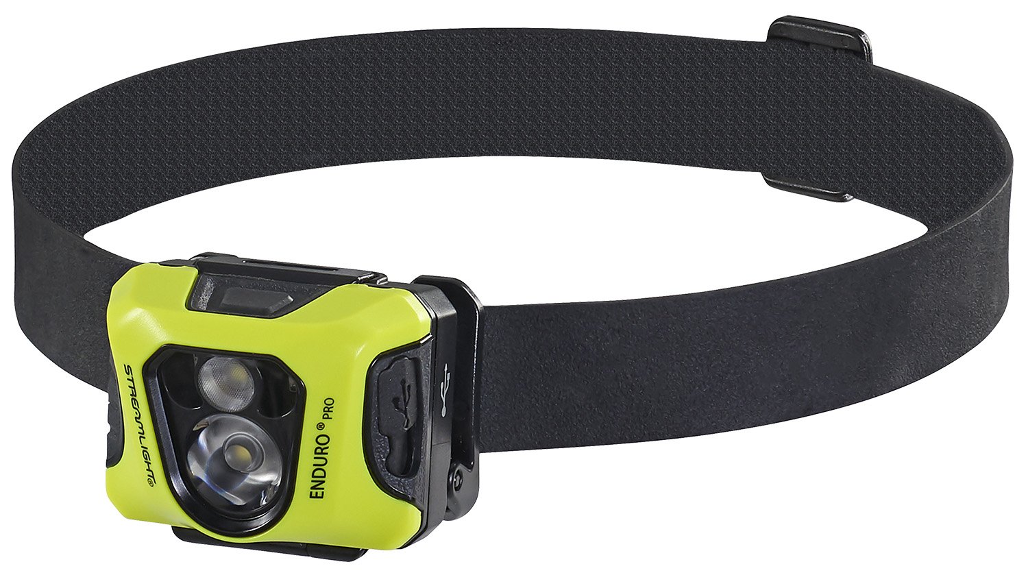Streamlight Enduro Pro USB Headlamp 61436 200 Lumens Black/Yellow - Streamlight - 15/25/50/90/145/200 LUMENS