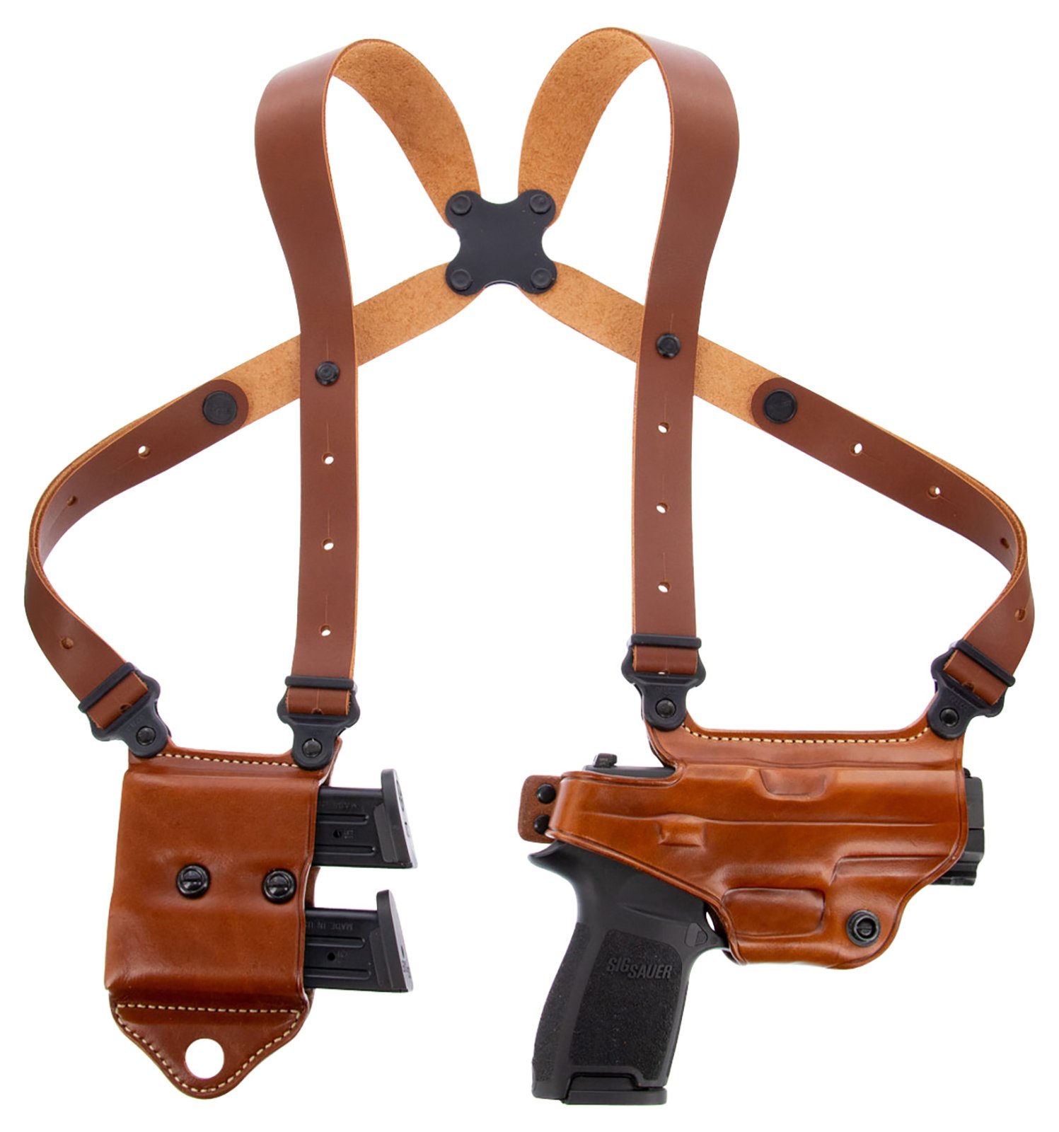 Buy Galco MCII652 Miami Classic II Shoulder Holster Tan Leather Right Hand online