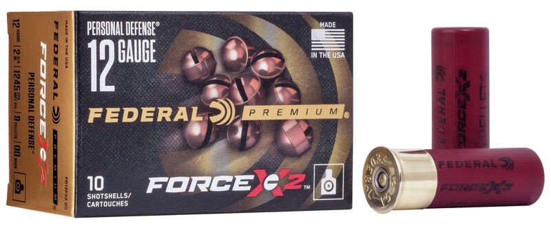 Federal Premium PD12FX2 00 12 Gauge 2.75 In 9 Pellet Buckshot - Federal Premium Ammunition - 12 GAUGE