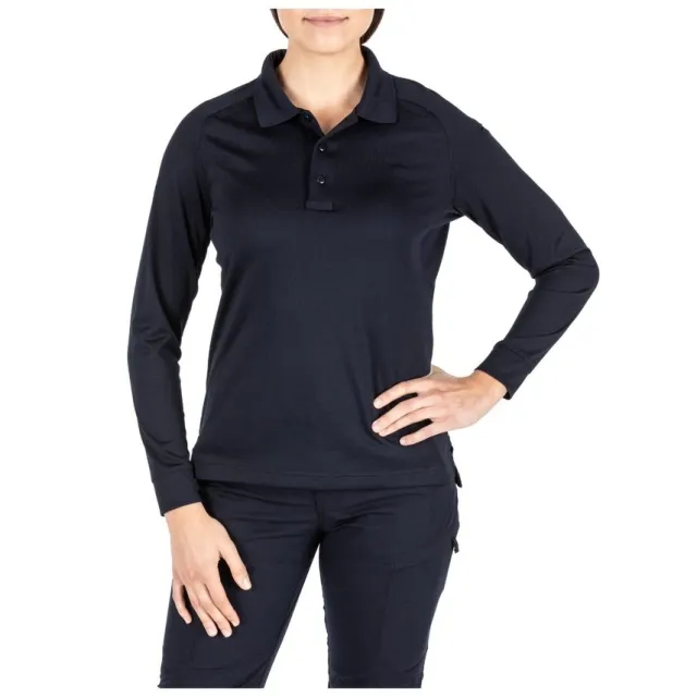 5.11 Tactical Women's Performance Long Sleeve Polo Moisture-Wicking XL