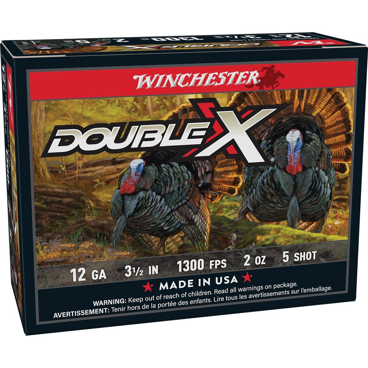 Winchester STH12355 Double X High Velocity Turkey 3.50 In 2 oz - Winchester - 12 Gauge