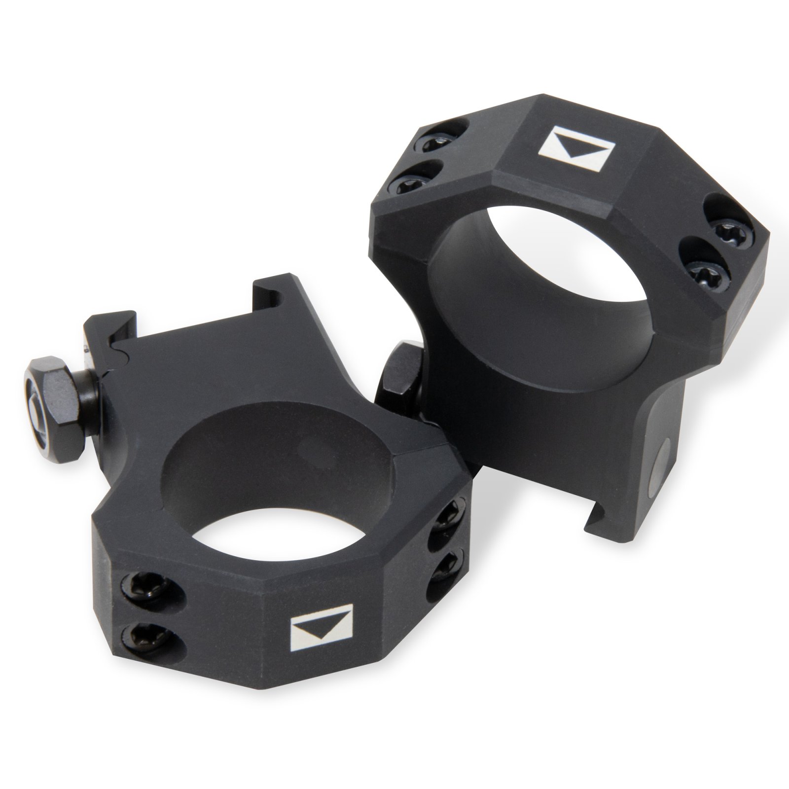 Steiner 5963 T Series Scope Rings 30mm Extra High Black Picatinny - Steiner Optics - 30MM