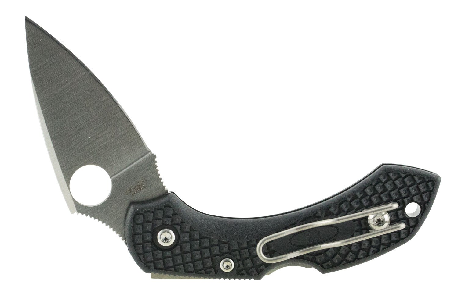Spyderco Dragonfly 2 Lightweight 2.3in VG-10 Blade, Black FRN Handle Folding Knife - Spyderco