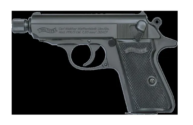 Walther 4796059 PPK-S SD .32ACP Black 7Rd 3.3" Threaded Barrel 2 Mags