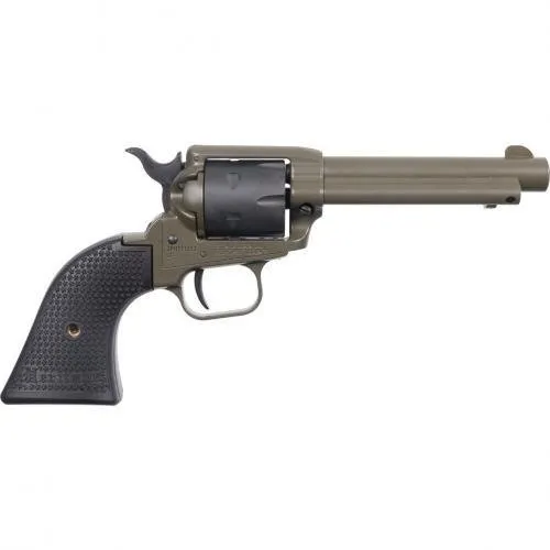 Heritage Mfg RR22T4 Rough Rider 22 LR 6 Shot 4.75" OD Green Cerakote Ba... - Heritage - 22LR