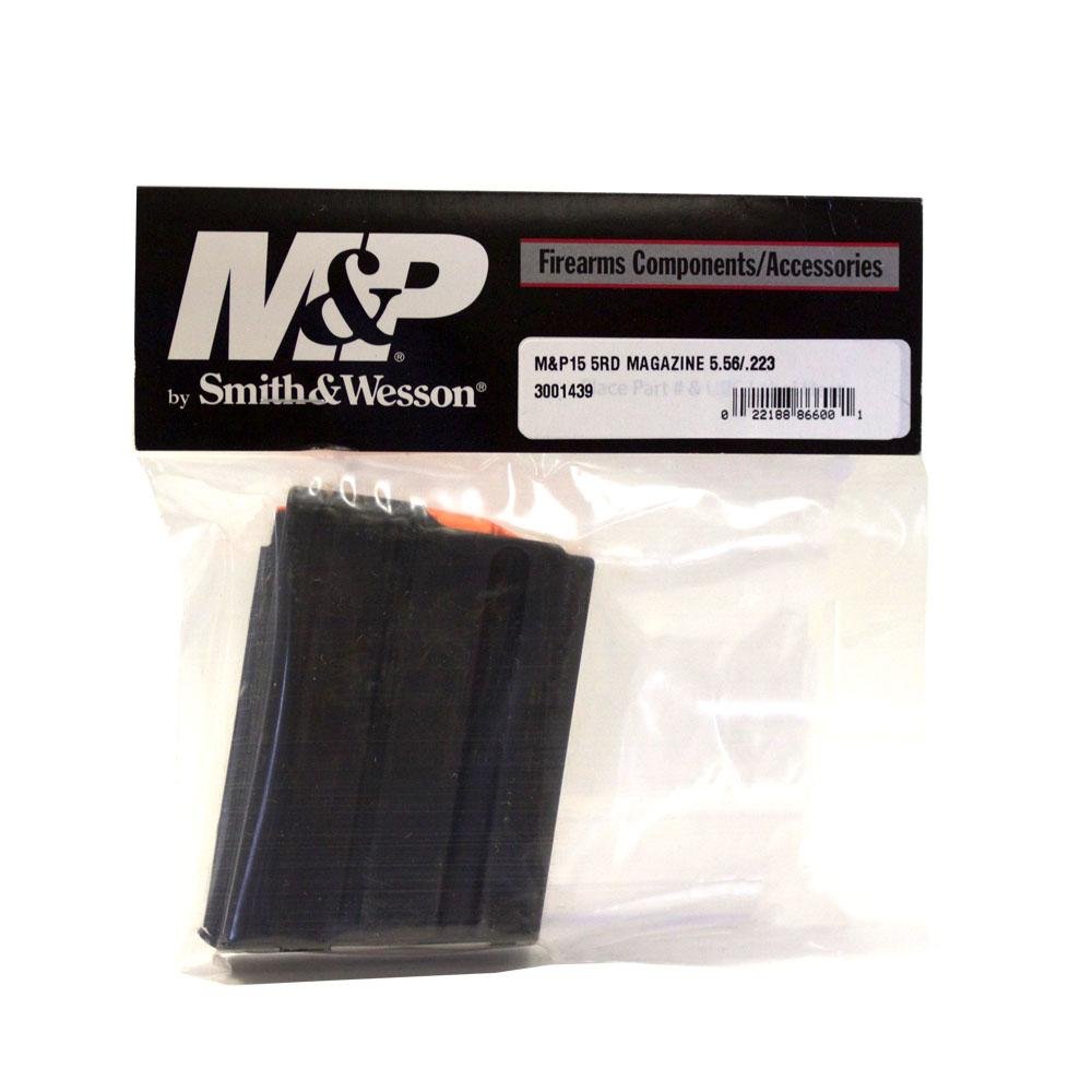 Smith & Wesson 3001439 M&P15 5rd Magazine Fits S&W M&P15 223 / 5.56x45mm NATO Blued - Smith & Wesson - 223 REM | 5.56 NATO