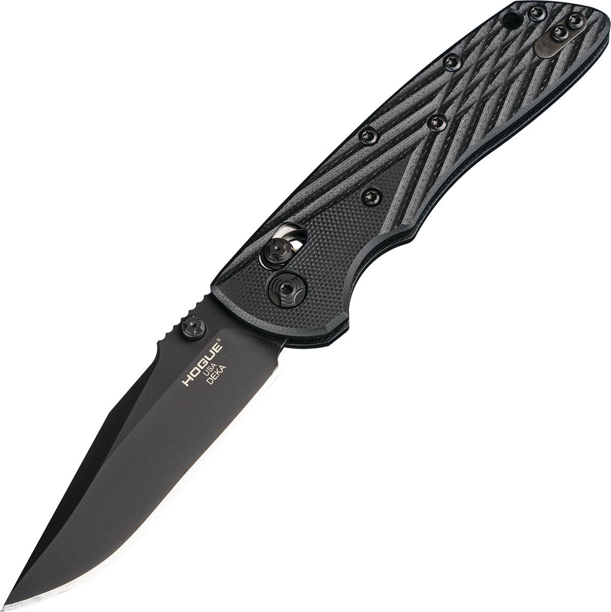 Buy Hogue 24276 Deka 3.25" Black Clip Point Blade ABLE Lock 20CV Steel Folder online