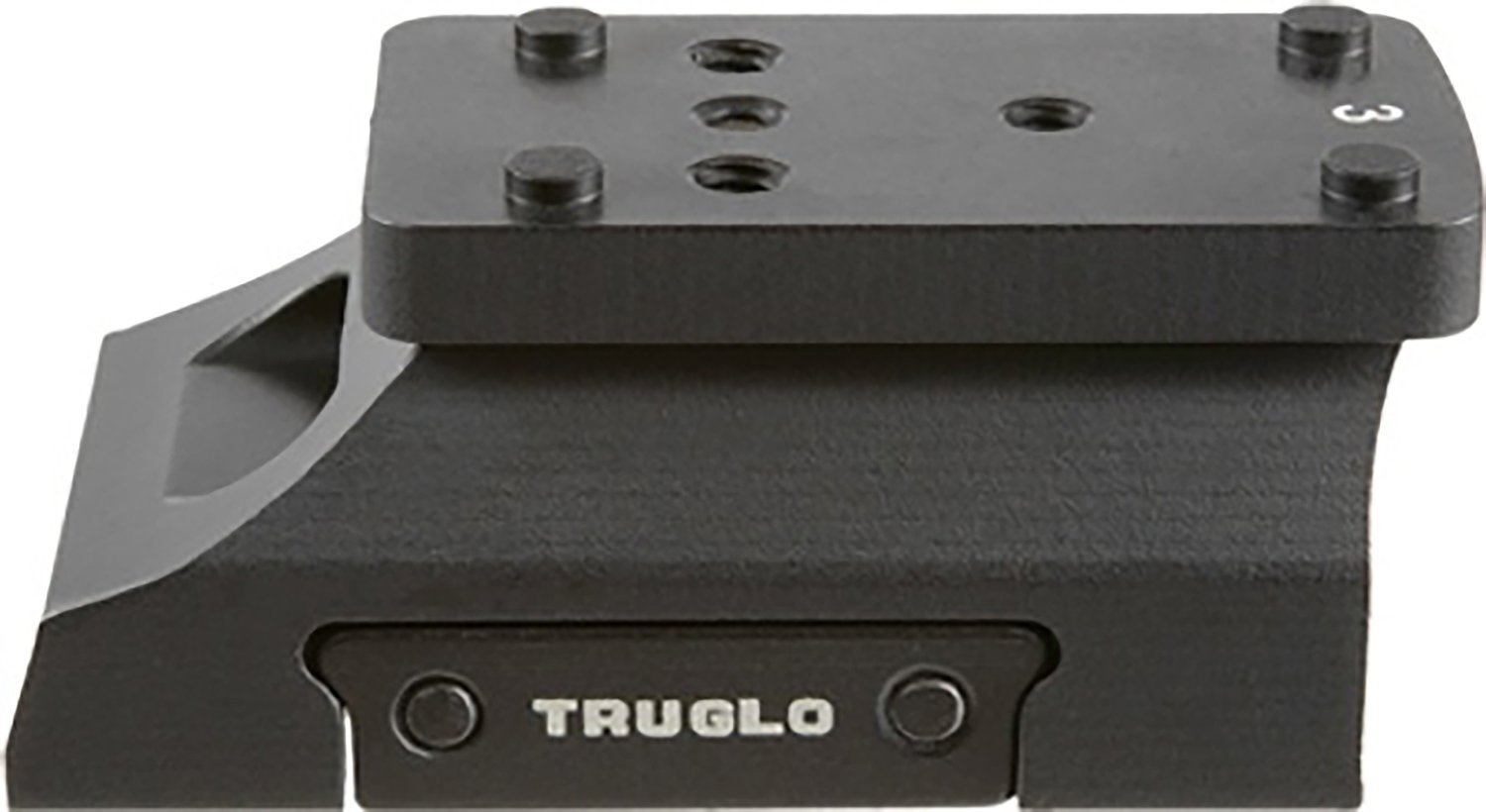 GSM Outdoors Universal Micro Red Dot Sight Riser Black Anodized - GSM Outdoors