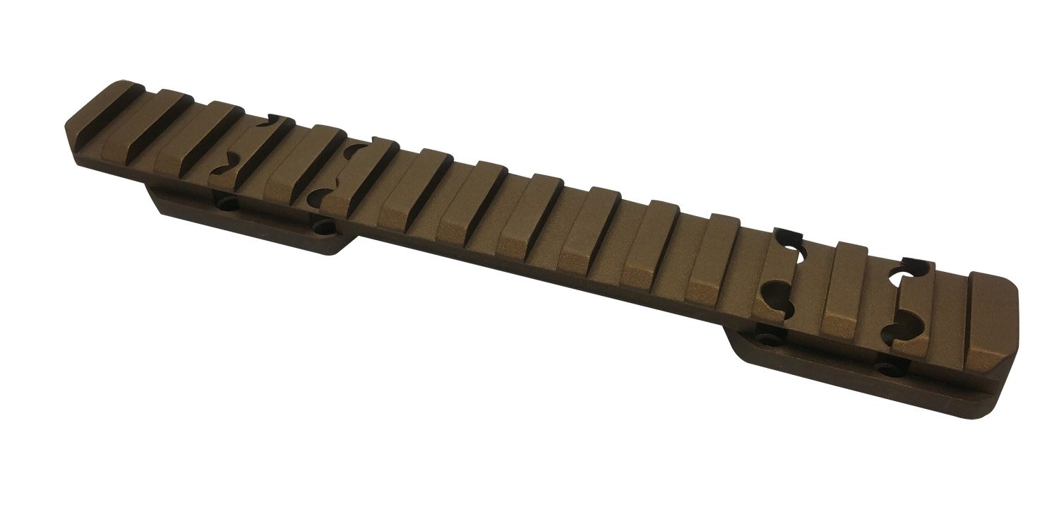 Talley Browning X-Bolt Smoked Bronze Picatinny Rail 0 MOA - Talley
