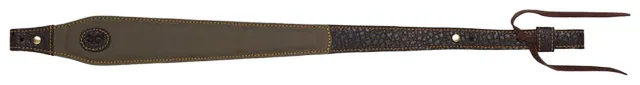 Browning Laredo Gun Sling - Canvas/Leather, Adjustable 25-1/2" to 35-1/2" - Browning