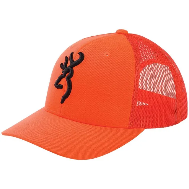Browning Proof Cap Blaze Orange Snap Back One Size Fits Most Woven - Browning