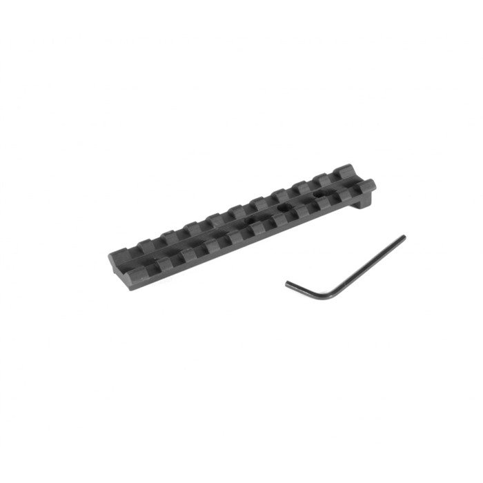 Buy EGW EGW49100 S&W Revolver Picatinny Rail Scope Mount 0 MOA Black Aluminum online