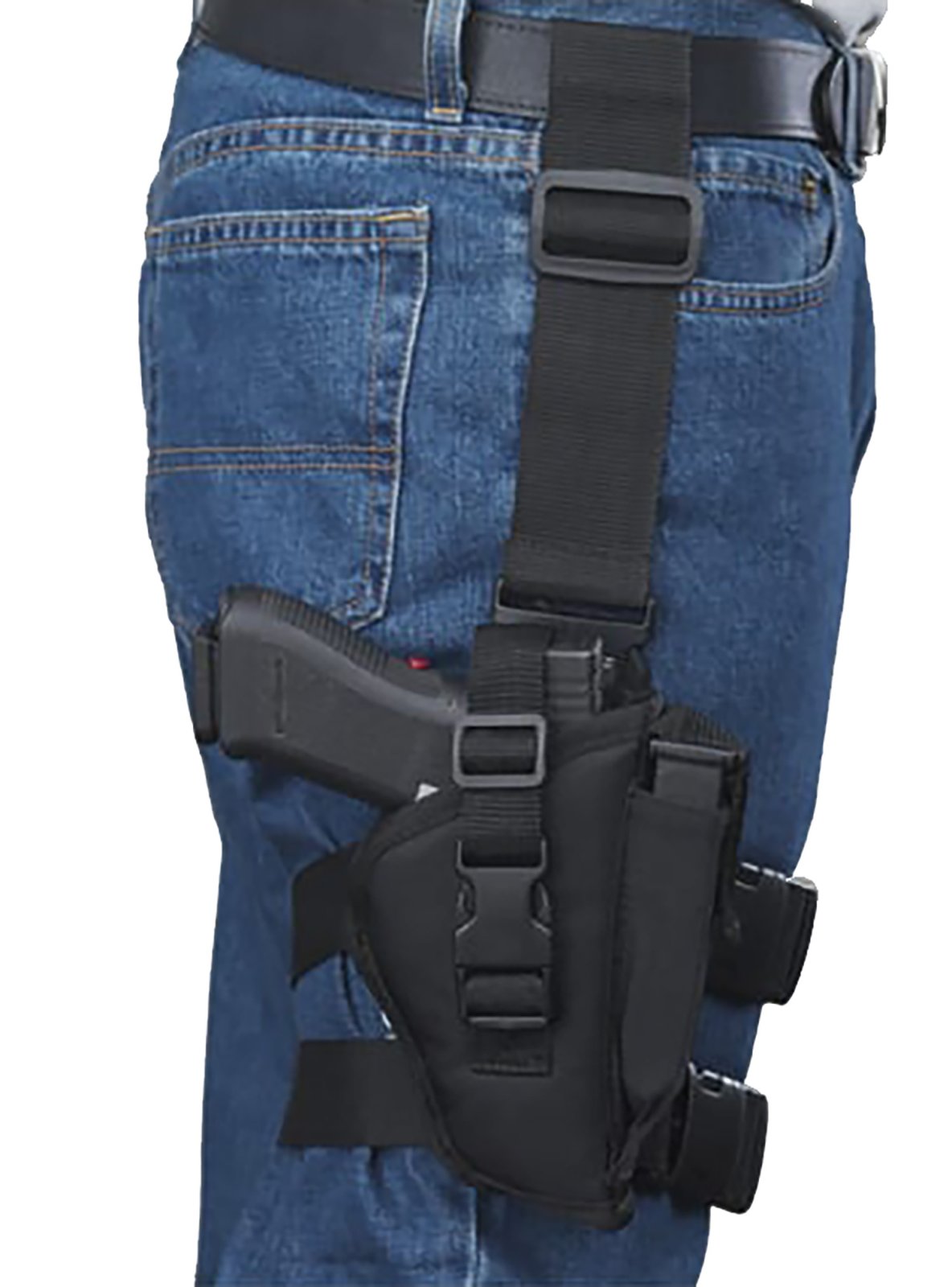 Buy Bulldog WTAC8R Tactical Leg Holster Black Right Hand 3.5-5" Barrel online