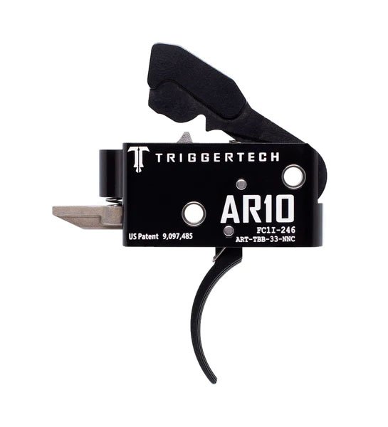 Buy TriggerTech AHTTDB33NNF AR-10 Duty Flat Trigger 3.5 lbs Two-Stage Stainless online