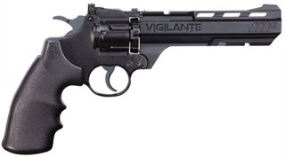 Crosman Vigilante CCP8B2 Air Pistol CO2 .177 6rd 6in Black Polymer - Crosman - 177 CALIBER