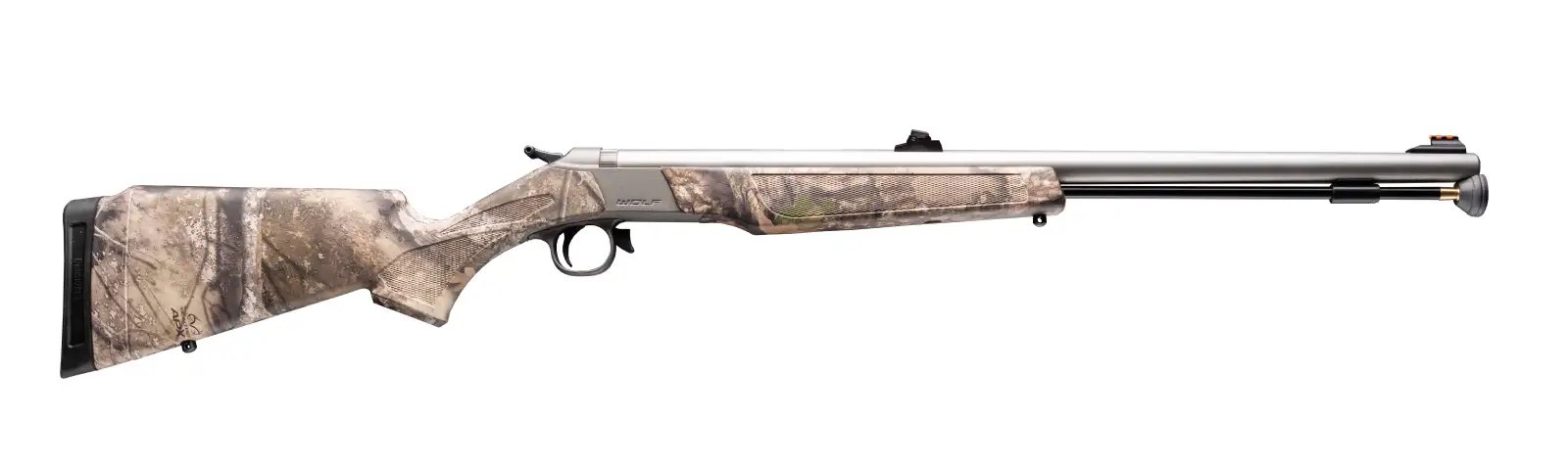 CVA Wolf 50 Caliber 24" Black Powder Muzzleloader Rifle APX/SS - CVA - 50 Cal