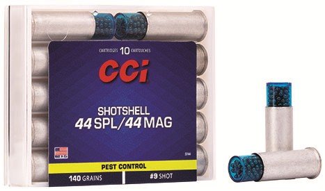 Buy CCI 3744 Shotshell 44 Special/44 Rem Mag 140 Grain #9 Shot 10 Rounds online