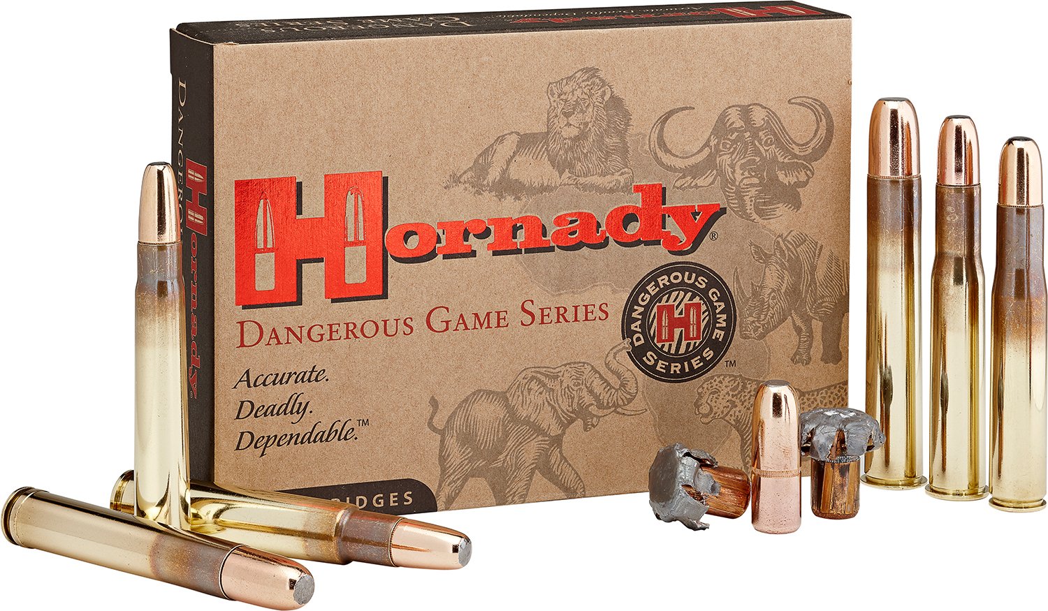 Hornady 82432 .450-400 Nitro Express 400gr DGX Bonded Ammo 20 Rounds - Hornady Manufacturing Company - 450-400 Nitro Express