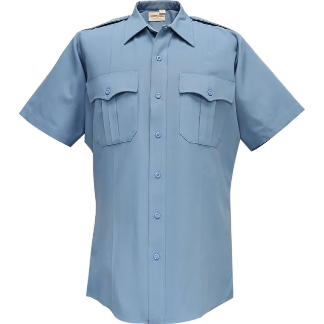 Flying Cross Deluxe Tropical Short Sleeve Shirt Pleated Pockets
