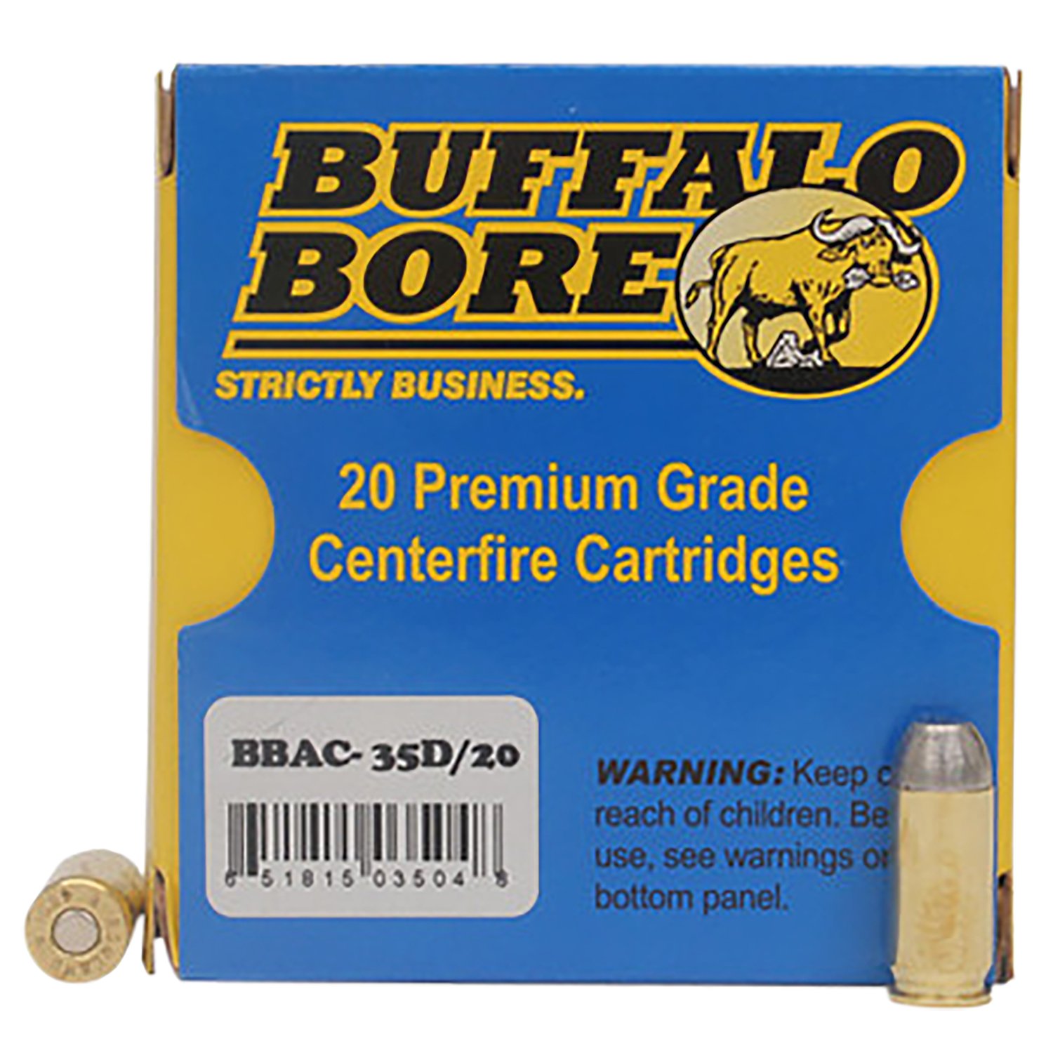 Buffalo Bore 35D20 .460 Rowland 255gr Hard Cast FN 20/Box - BBA - 460 Rowland